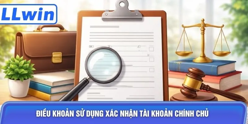 Điều khoản sử dụng xác nhận tài khoản chính chủ