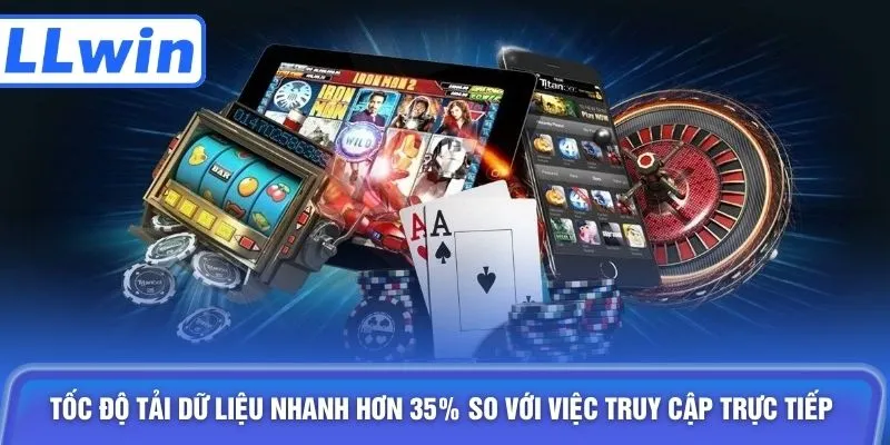 Tốc độ tải dữ liệu nhanh hơn 35% so với việc truy cập trực tiếp